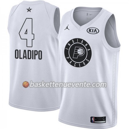 Maillot Basket Indiana Pacers Victor Oladipo 4 2018 All-Star Jordan Brand Blanc Swingman - Homme